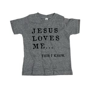 NWT Size 3 Jesus Loves Me Tee